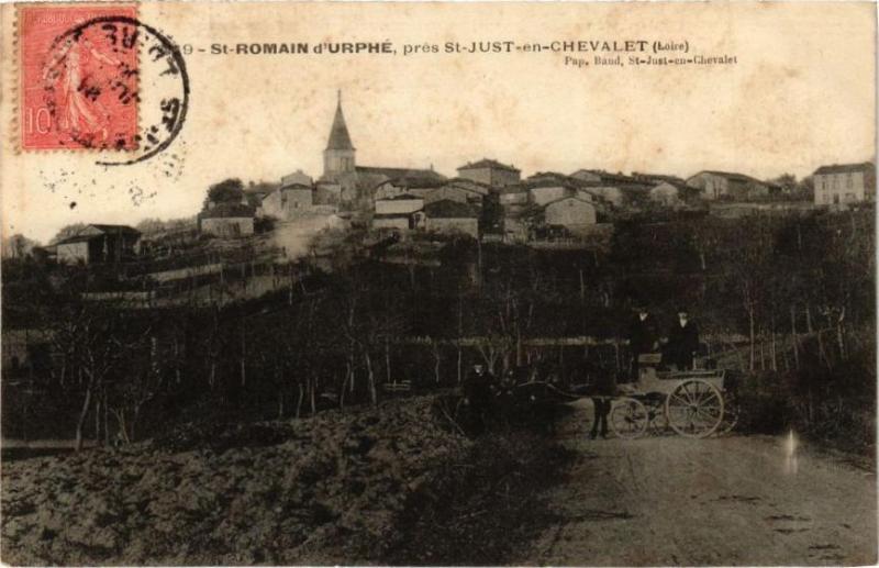 Carte postale ancienne Saint-Romain d'Urphé pres Saint-Just-en-Chevalet à Saint-Just-en-Chevalet