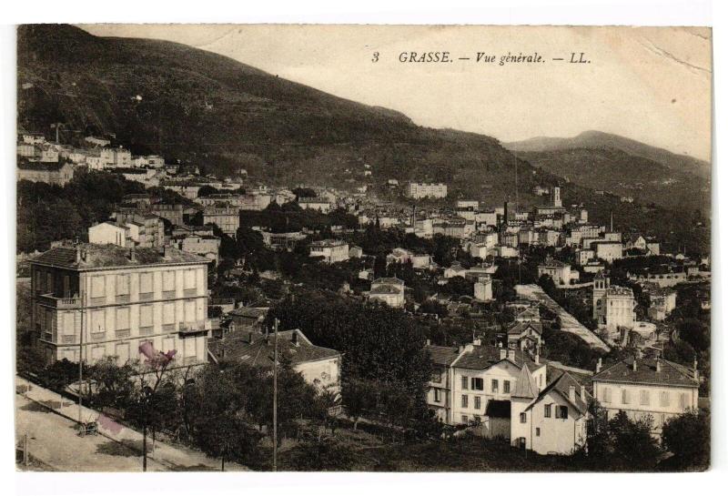 Carte postale ancienne Grasse - Vue générale à Grasse