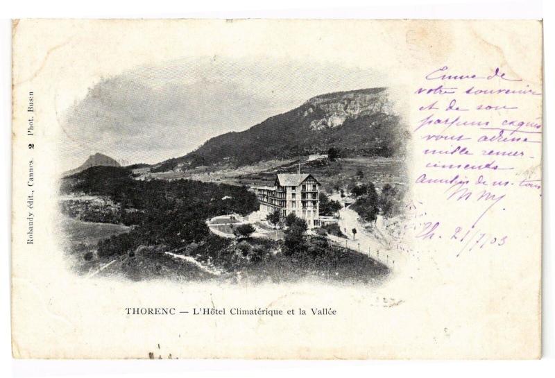 Carte postale ancienne Thorenc - L'hotel climaterique