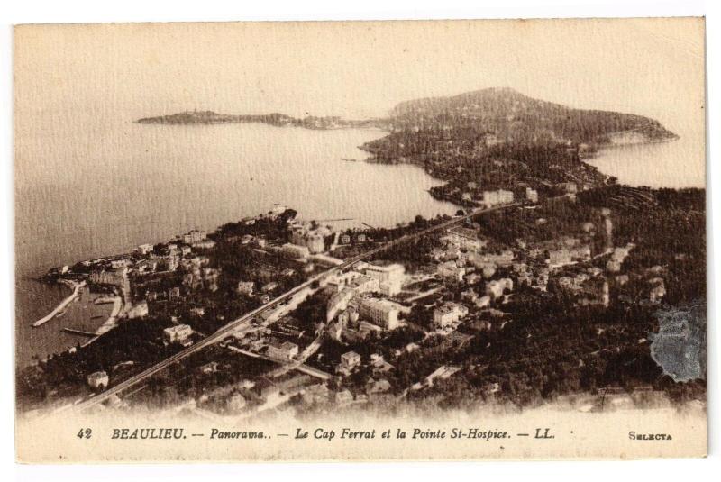 Carte postale ancienne Beaulieu - Panorama