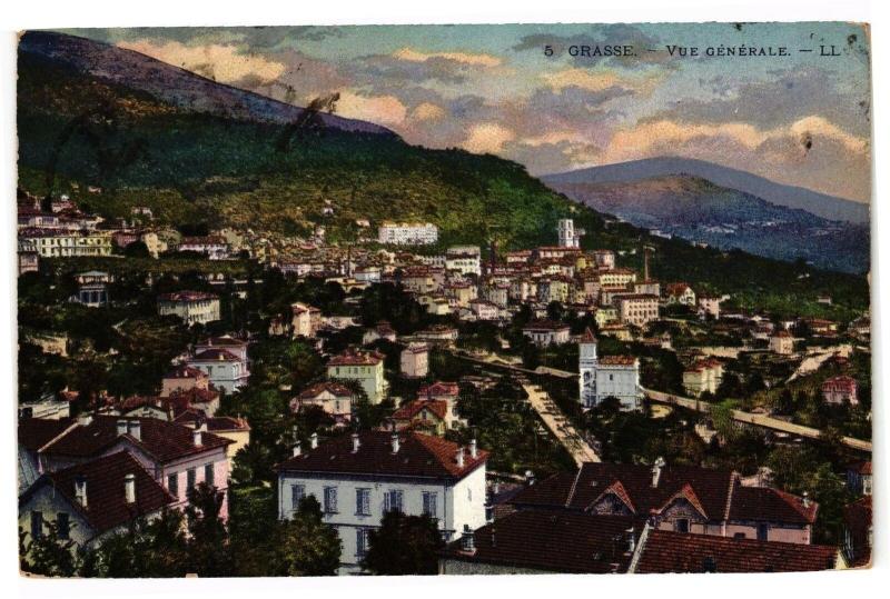 Carte postale ancienne Grasse - Vue générale à Grasse