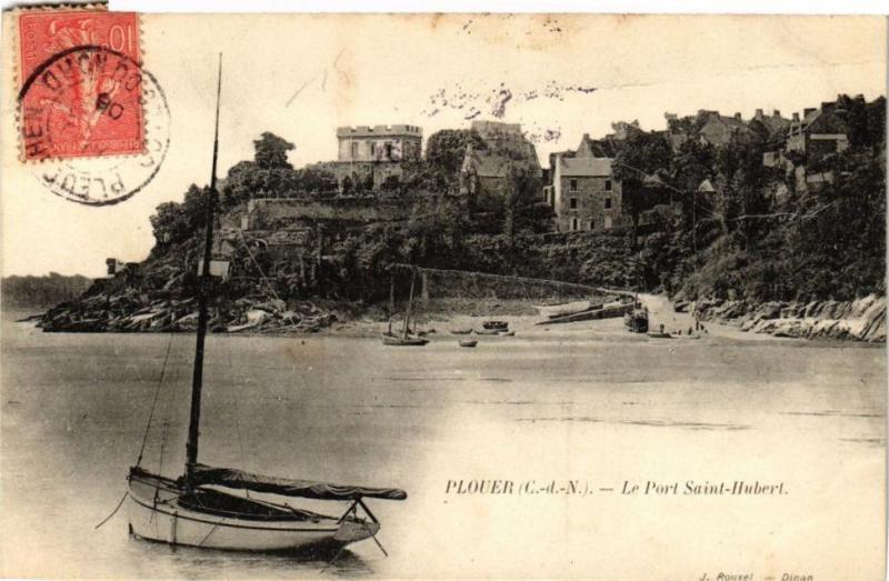 Carte postale ancienne Plouer-Le Port Saint-Hubert