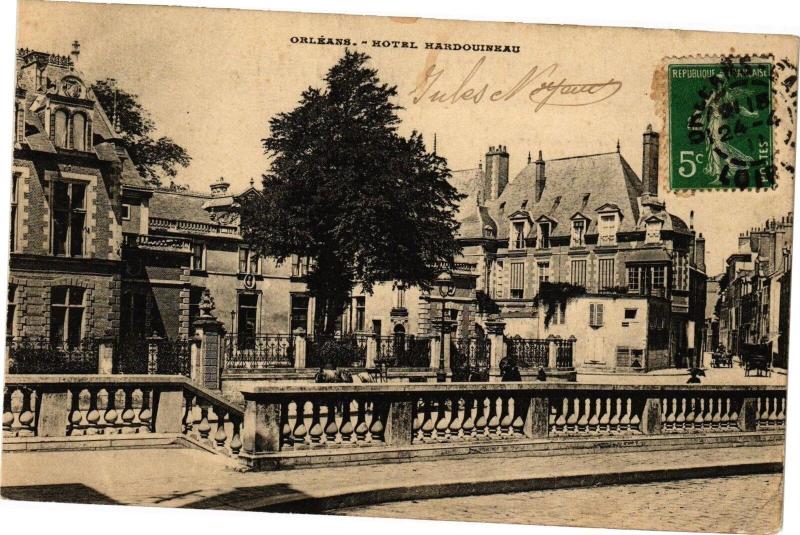 Carte postale ancienne Orleans-Hotel Hardouineau