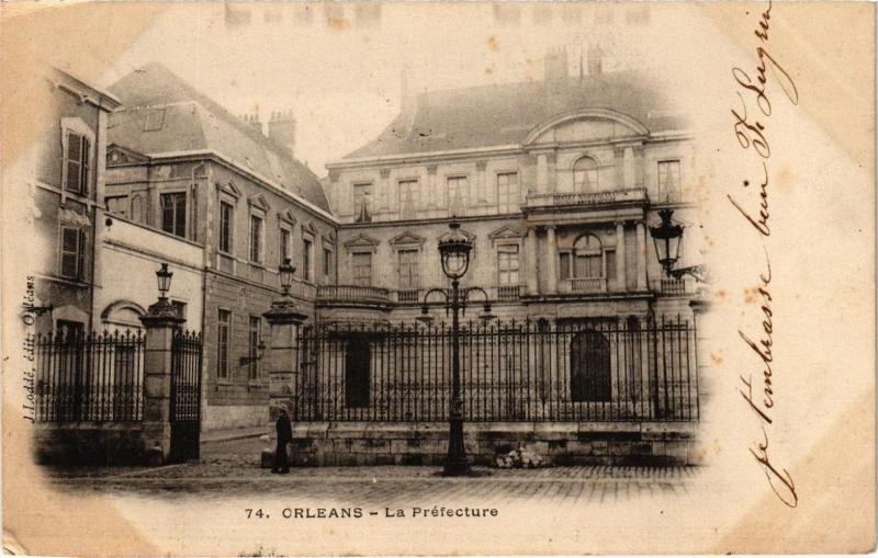 Carte postale ancienne Orleans-La Prefecture