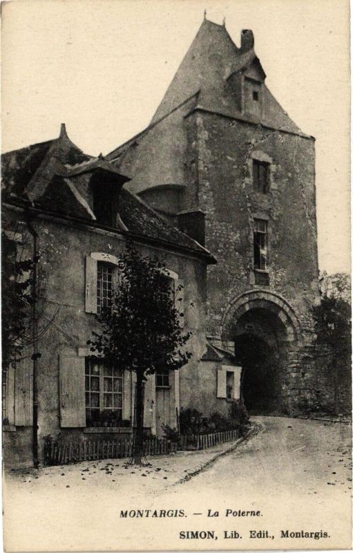 Carte postale ancienne Montargis-La Poterne à Montargis