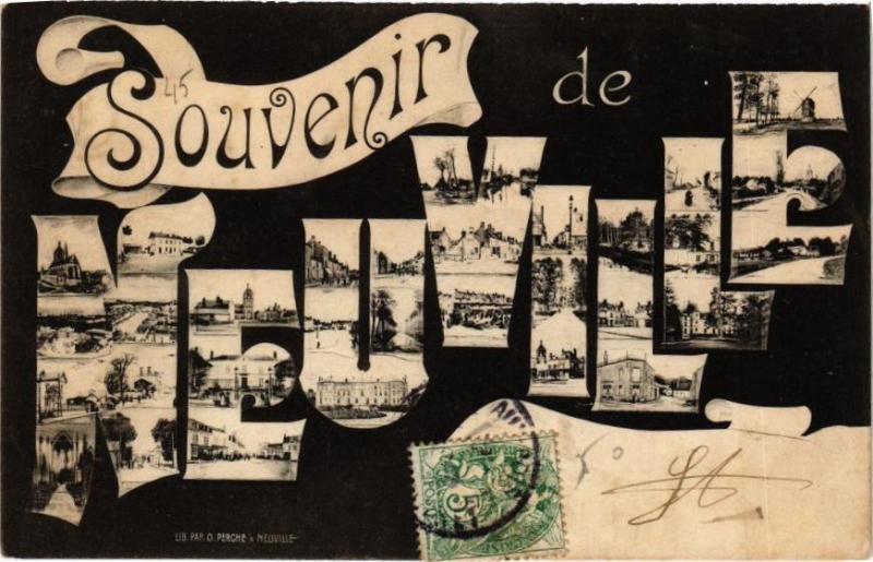 Carte postale ancienne Souvenir de Neuville