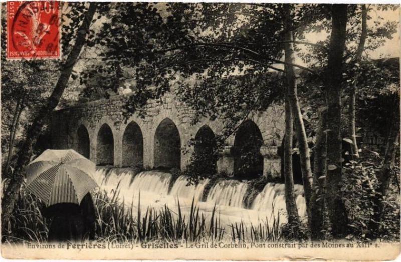 Carte postale ancienne Env. de Ferrieres - Griselles - Le Gril de Corbelin à Griselles