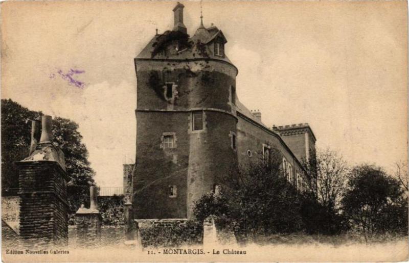 Carte postale ancienne Montargis - Le Chateau à Montargis