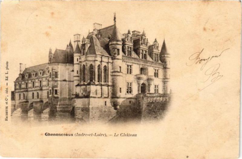 Carte postale ancienne Chenonceaux - Le Chateau à Chenonceaux