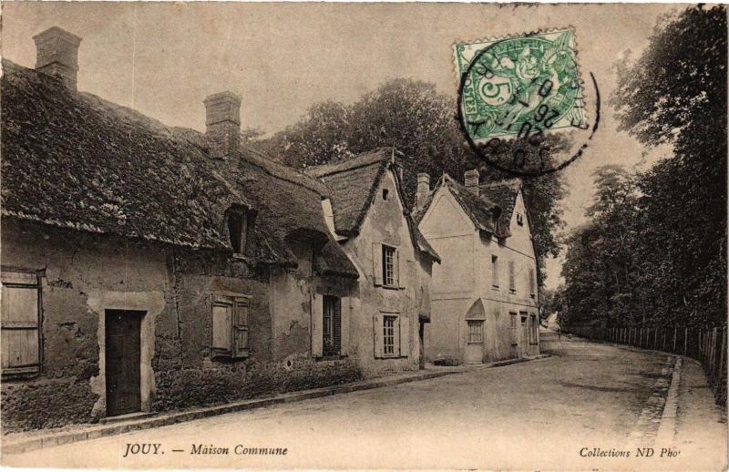 Carte postale ancienne Jouy-Maison Commune