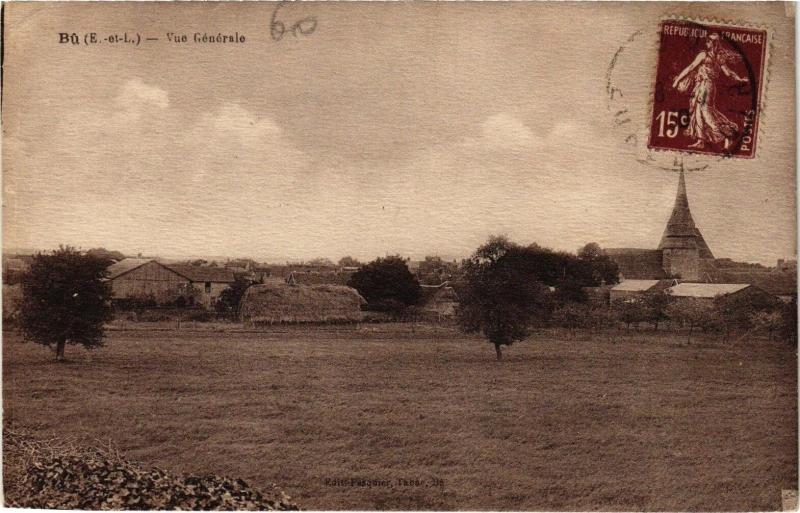 Carte postale ancienne Bu - Vue Générale à Bû