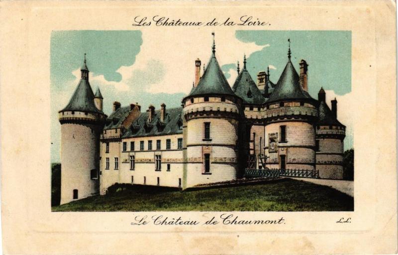 Carte postale ancienne Les Chateaux de la Loire-Le Chateau de Chaumont