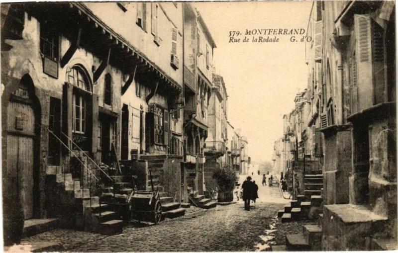 Carte postale ancienne Montferrand - Rue de la Rodade