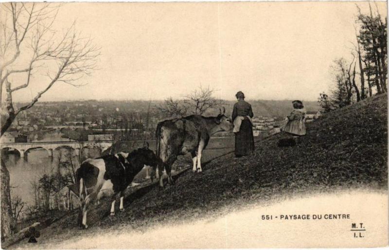 Carte postale ancienne Paysage du Centre