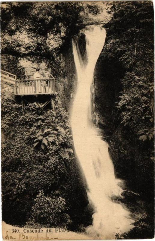 Carte postale ancienne Cascade du Plat-a Darbe