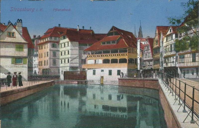 Carte postale ancienne Gare Centrale à Strasbourg