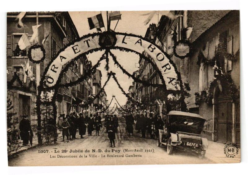 Carte postale ancienne Le Jubile de n.d du Puy