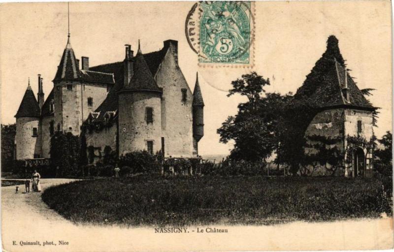 Carte postale ancienne Nassigny-Le Chateau à Nassigny