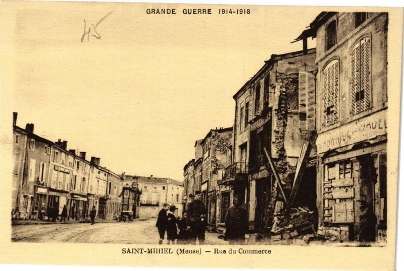 Carte postale ancienne Saint Mihiel-Rue du Commerce à Saint-Mihiel