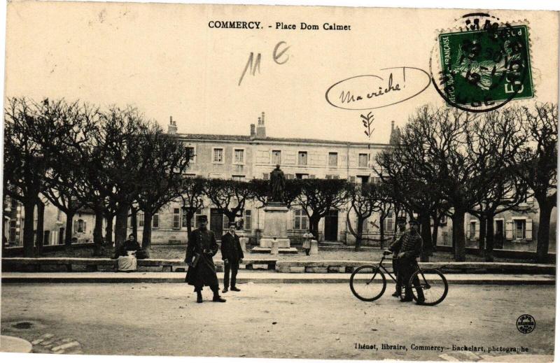 Carte postale ancienne Commercy-Place Dom Calmet à Commercy