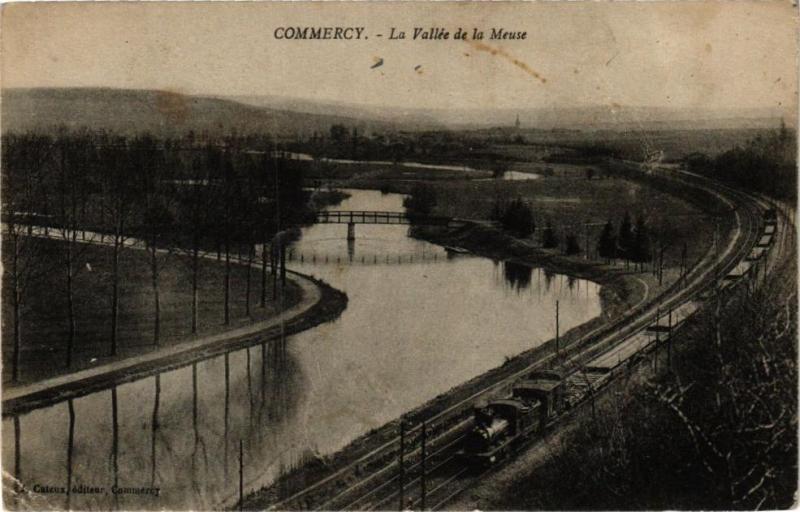 Carte postale ancienne Commercy-La Vallée de la Meuse à Commercy