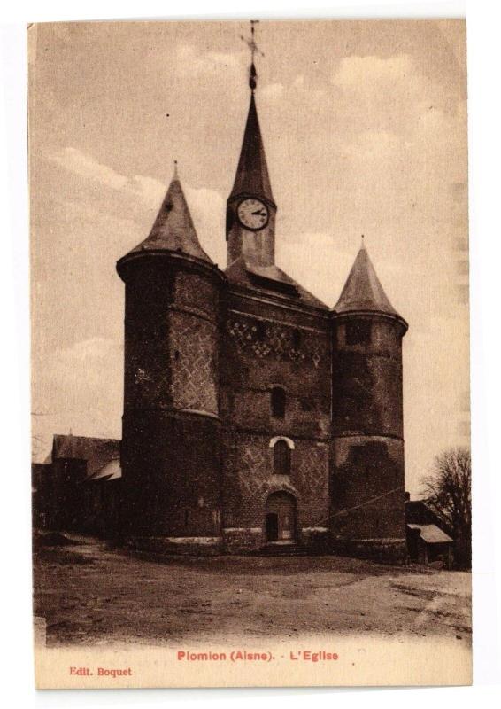 Carte postale ancienne Plomian L' Eglise