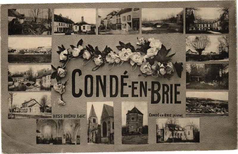 Carte postale ancienne Conde en Brie