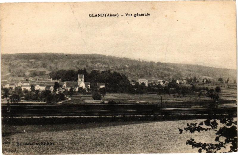 Carte postale ancienne Gland Vue generale à Gland