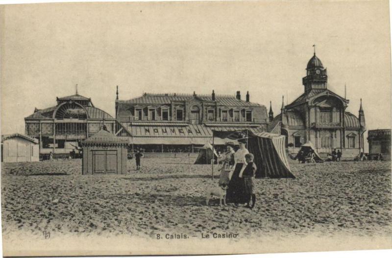 Carte postale ancienne Calais - Le Casino à Calais