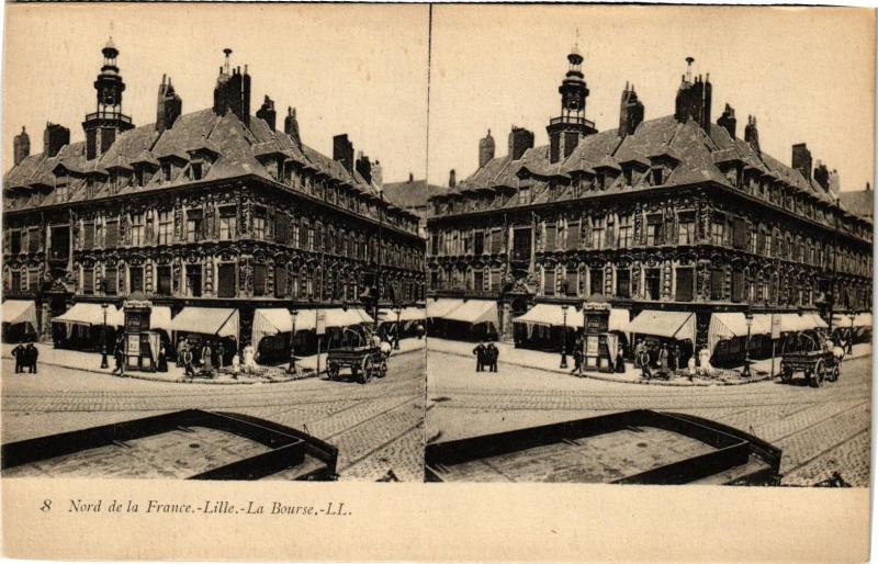 Carte postale ancienne Nord de la France - Lille - La Bourse à Lille