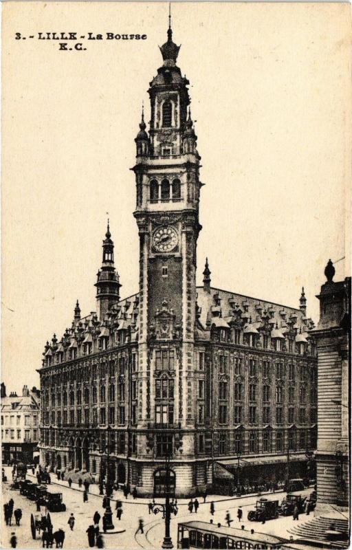 Carte postale ancienne Lille - La Bourse à Lille