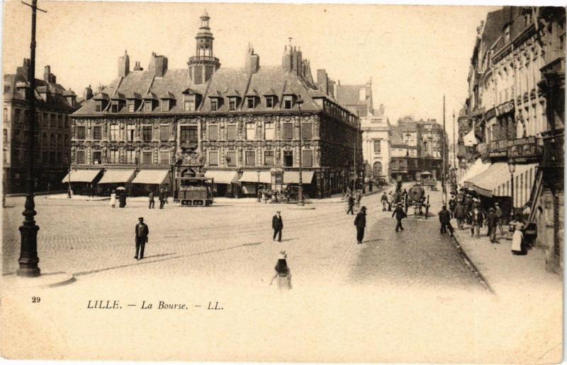 Carte postale ancienne Lille - La Bourse à Lille