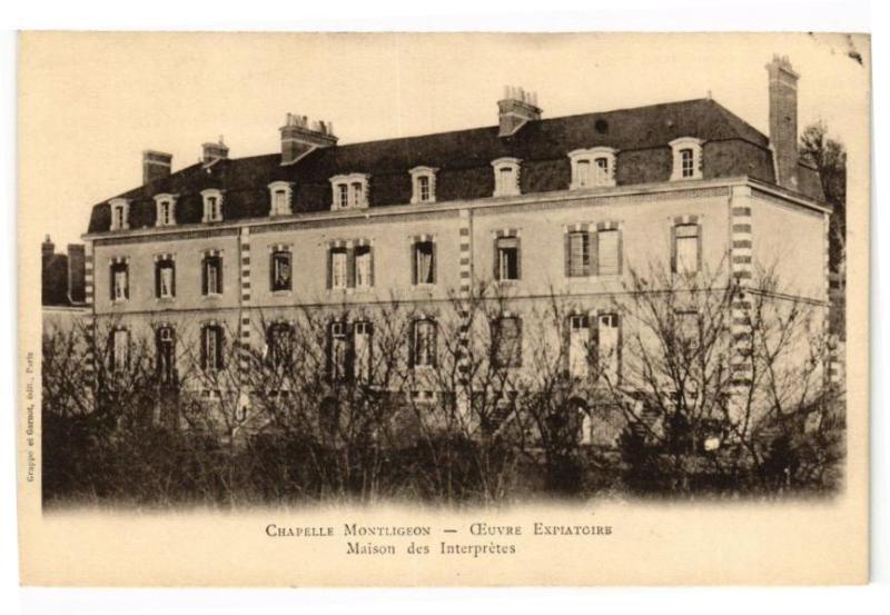 Carte postale ancienne La Chapelle-Montligeon - Maison des Interprétes à La Chapelle-Montligeon