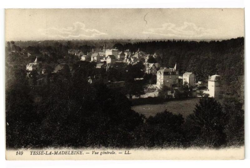Carte postale ancienne Tesse-la-Madeleine - Vue generale