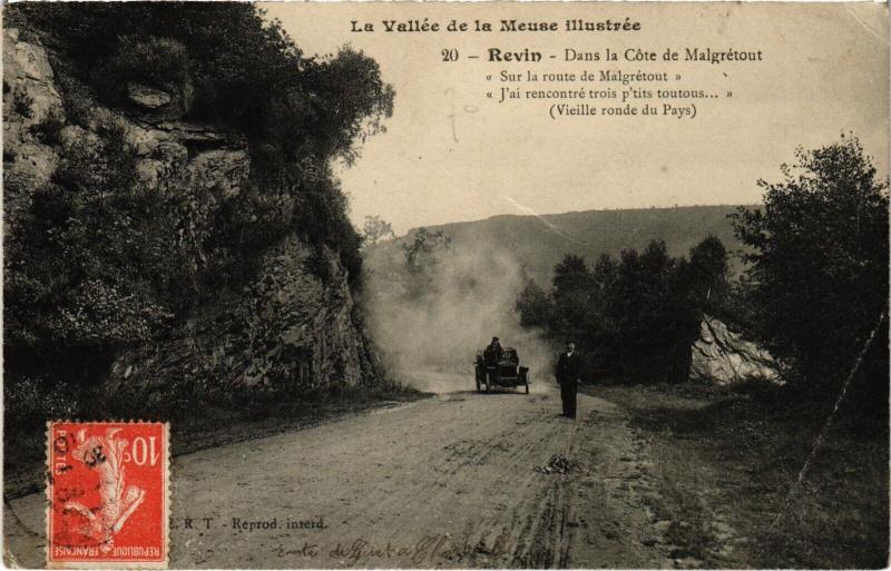 Carte postale ancienne Revin - Dans la Coté de Malgrétout à Revin