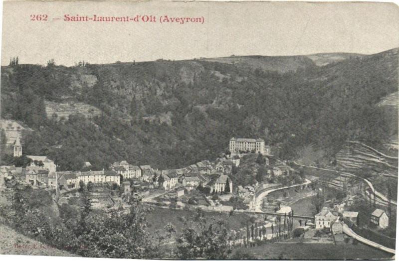 Carte postale ancienne Saint-Laurent-d'Olt à Saint-Laurent-d'Olt