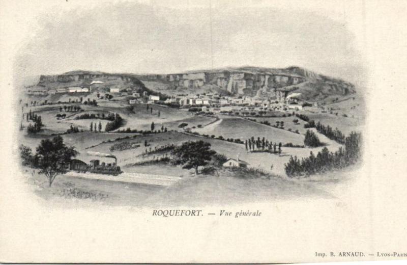 Carte postale ancienne Roquefort - Vue générale