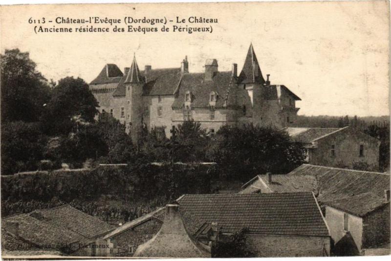 Carte postale ancienne Chateau l'Eveque-Le Chateau