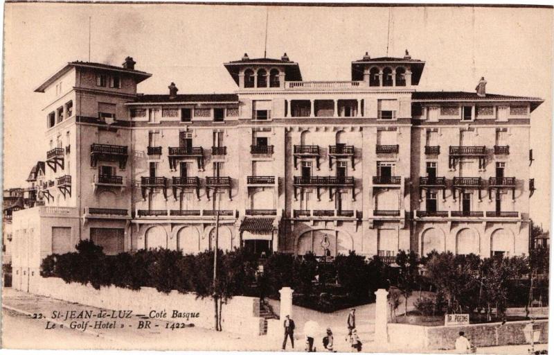 Carte postale ancienne Saint-Jean-de-Luz - Le Golf-Hotel à Saint-Jean-de-Luz
