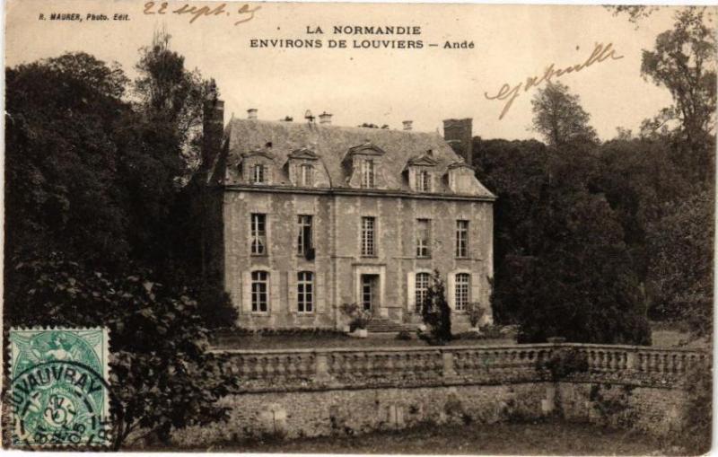Carte postale ancienne La Normandie - Environs de Louviers - Ande à Louviers