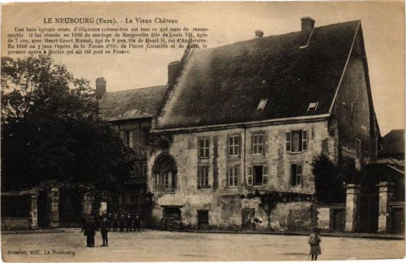 Carte postale ancienne Le Neubourg - Le Vieux Chateau .. au Neubourg