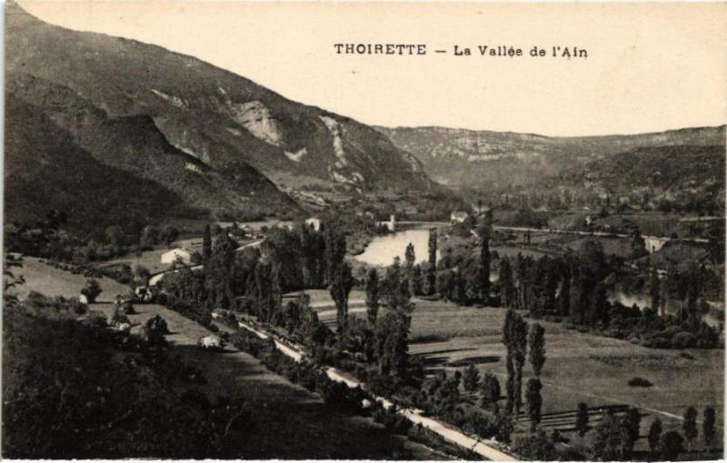 Carte postale ancienne Thoirette-La Vallée de l'Ain