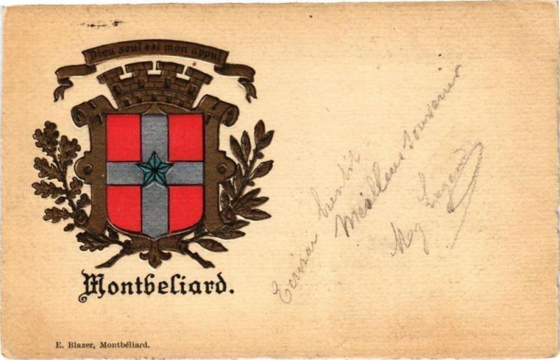 Carte postale ancienne Montbeliard