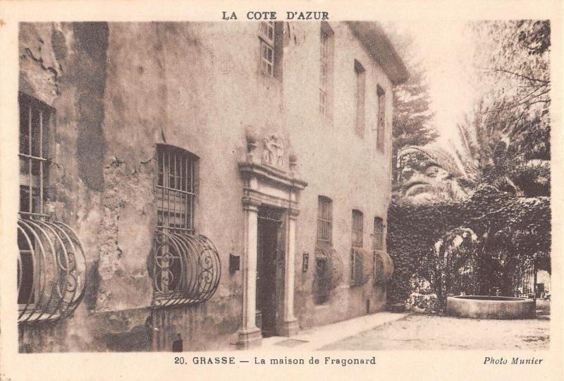 Carte postale ancienne Grasse - Maison De Fragonard à Grasse