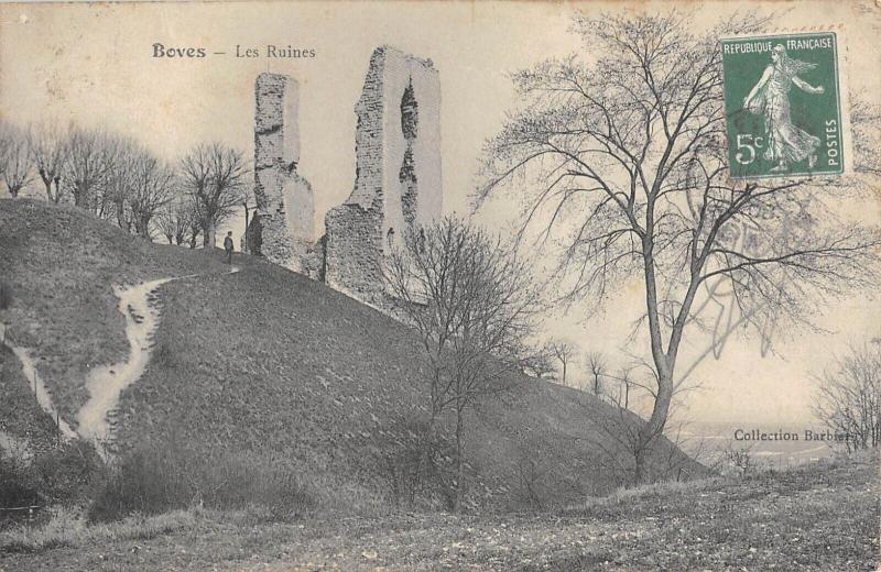 Carte postale ancienne Boves - Les Ruines à Boves
