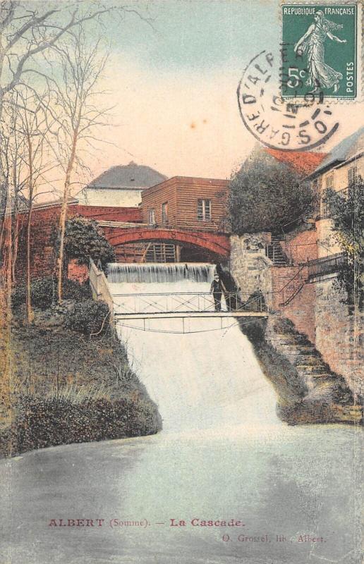 Carte postale ancienne Albert - La Cascade à Albert