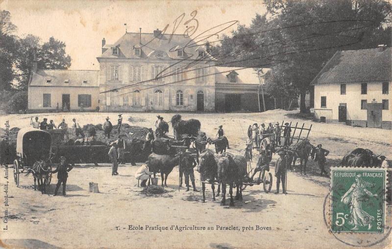 Carte postale ancienne Ecole Pratique D'Agriculture Au Paraclet - Pres Boves à Boves