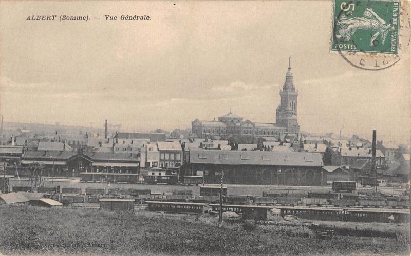 Carte postale ancienne Albert - Vue Generale à Albert