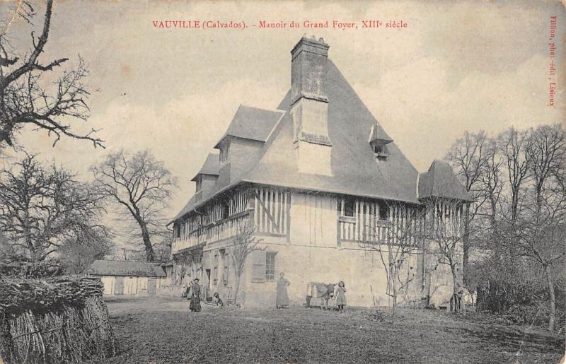 Carte postale ancienne Vauville - Manoir Du Grand Foyer à Vauville