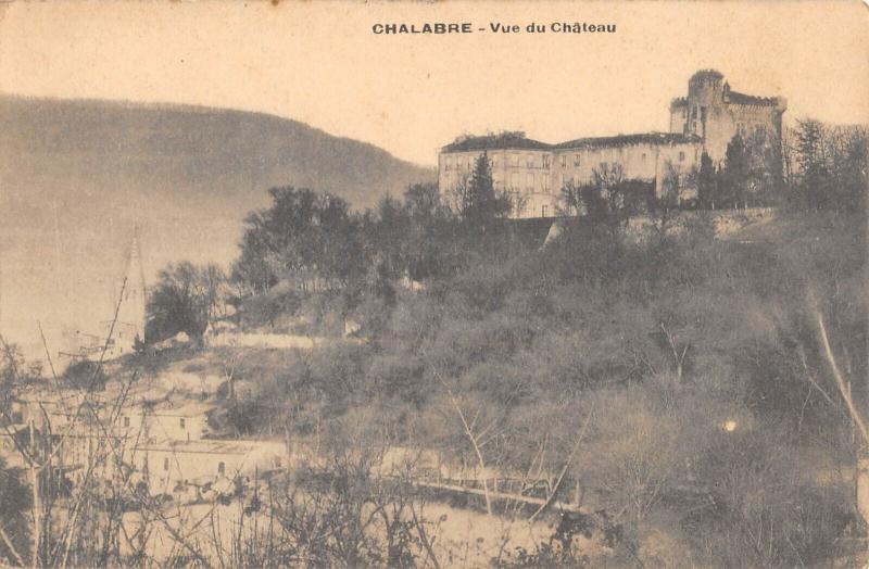 Carte postale ancienne Chalabre - Le Chateau à Chalabre